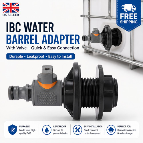 Ibc tank adapter water barrel - ibc,