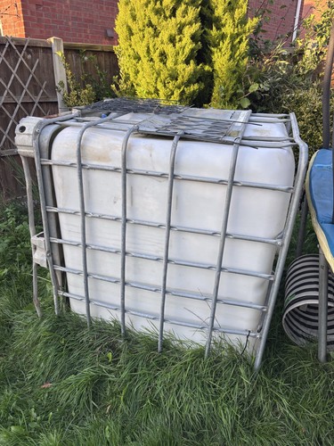 Used ibc tank with metal - ibc,