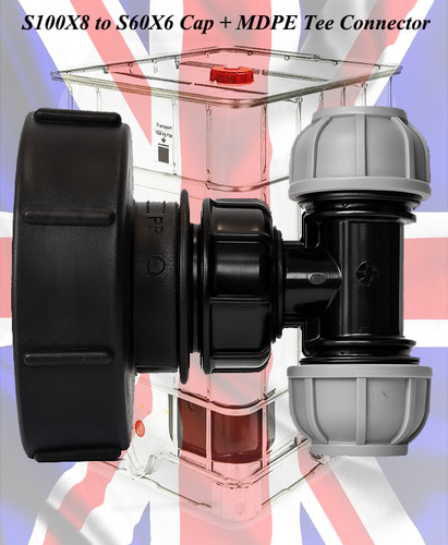 Ibc tank outlet adapter s100x8 - ibc,