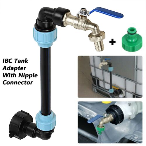 Ibc tank outlet tap - tank,