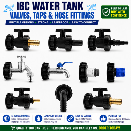 Ibc tank valves - taps, hose