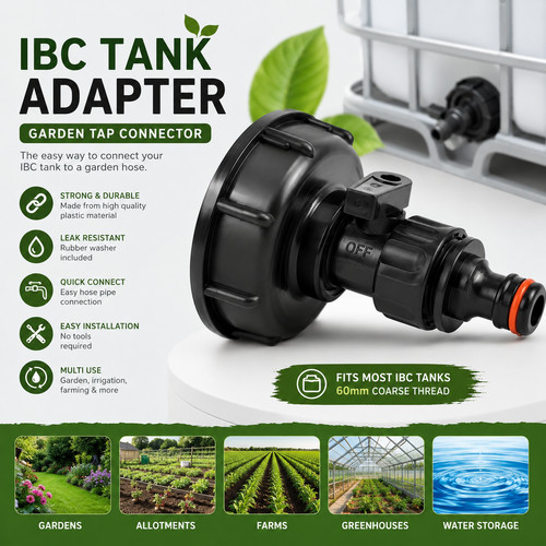 Ibc tank adaptor - adaptor, connector
