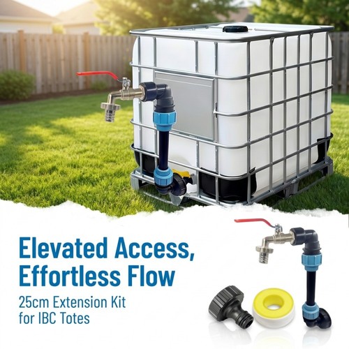 25cm ibc tank outlet tap - ibc,