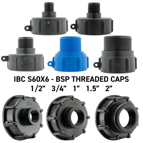 Ibc tank outlet - tank, caps